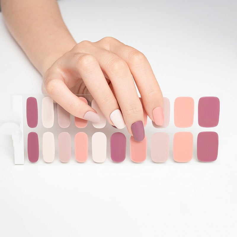 POSY BLUSH 20pc DIY Gel Manicure Kit - At-Home Salon Quality, No UV Light Needed