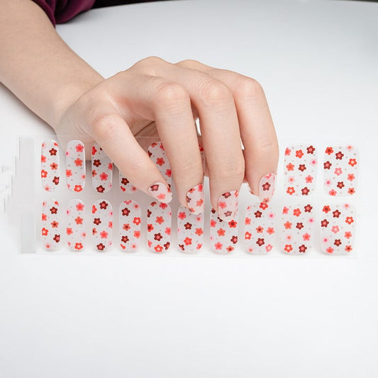 AMY 20pc SEMI CURED GEL NAIL STICKER KIT