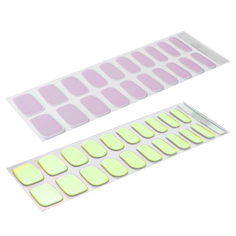 CHURCH BELLS PEARLESCENT Long-Lasting Gel Nail Sticker Kit - Vegan, Cruelty-Free, and Non-Toxic