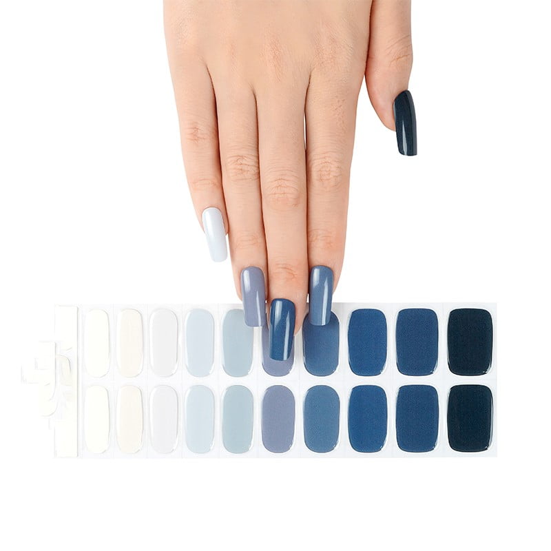 LEVI & ME 20 DIY Gel Manicure Kit - At-Home Salon Quality, No UV Light Needed