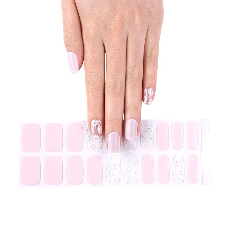 ALL MINE PINK 20pc Long-Lasting Gel Nail Sticker Kit - Vegan, Cruelty-Free, and Non-Toxic