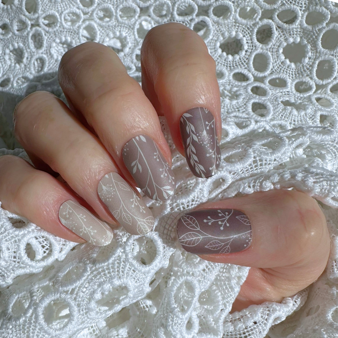 Meadow 20pc Long-Lasting Gel Nail Sticker Kit - Vegan, Cruelty-Free, and Non-Toxic