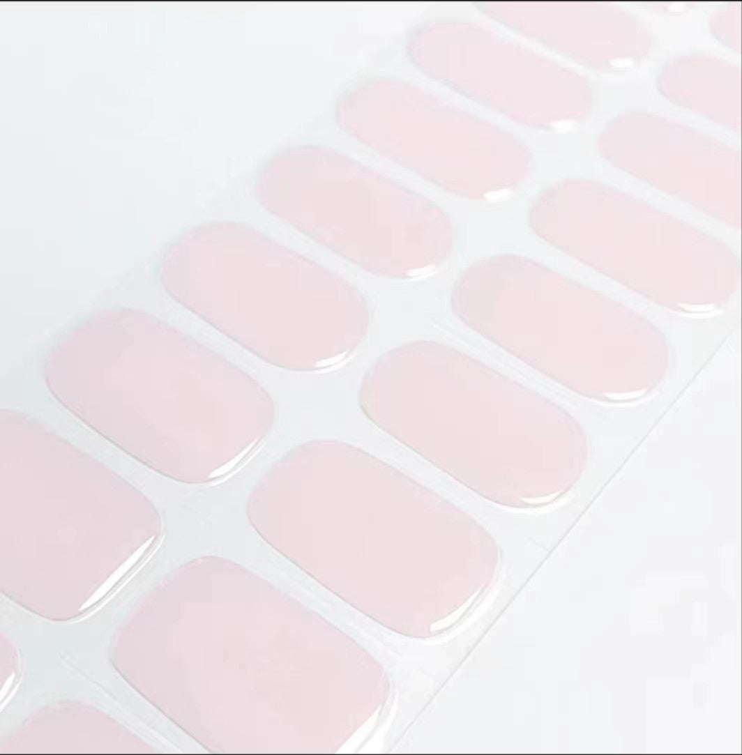 BABY GIRL Peel-Off Gel Nail Stickers - Easy Removal, LED Light, Vegan & Cruelty-Free