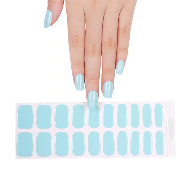 BABY BOY Peel-Off Gel Nail Stickers - Easy Removal, LED Light, Vegan & Cruelty-Free
