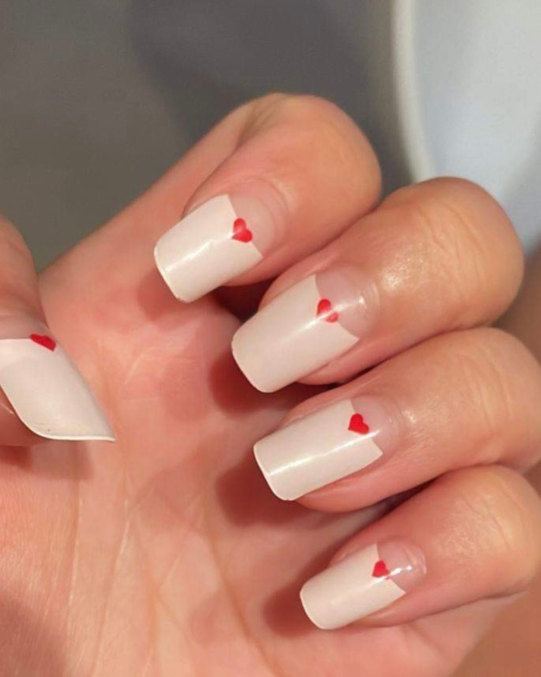 BE MINE Peel-Off Gel Nail Stickers - Easy Removal, LED Light, Vegan & Cruelty-Free