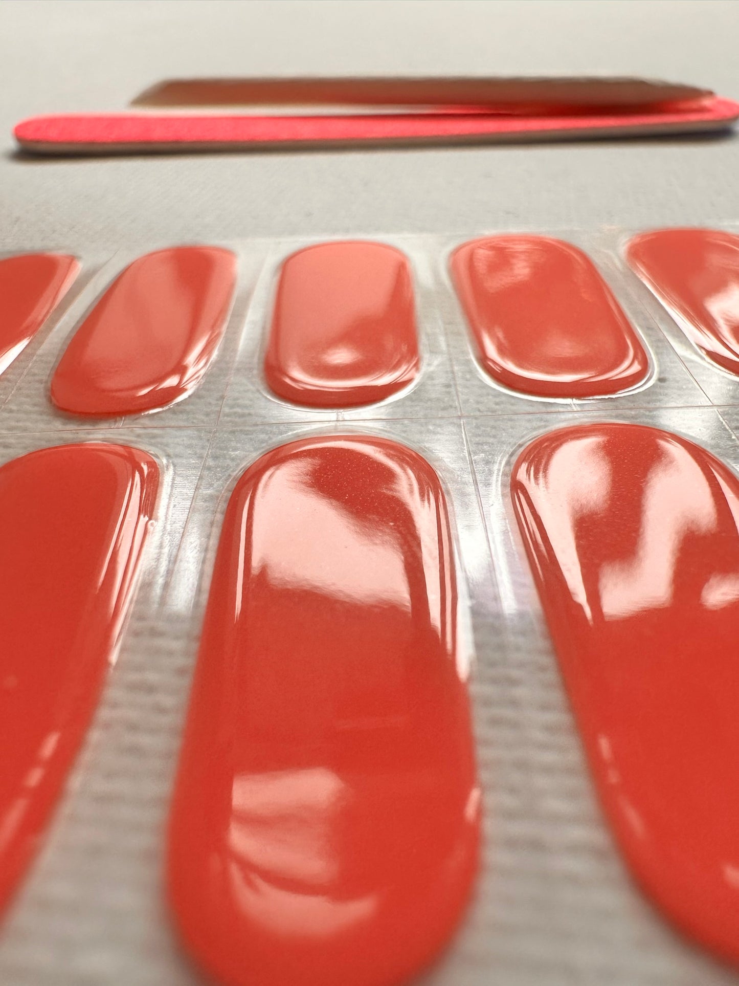 CORAL Long-Lasting Gel Nail Sticker Kit - Vegan, Cruelty-Free, and Non-Toxic