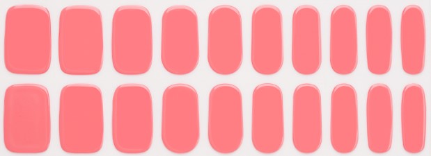 CORAL Long-Lasting Gel Nail Sticker Kit - Vegan, Cruelty-Free, and Non-Toxic