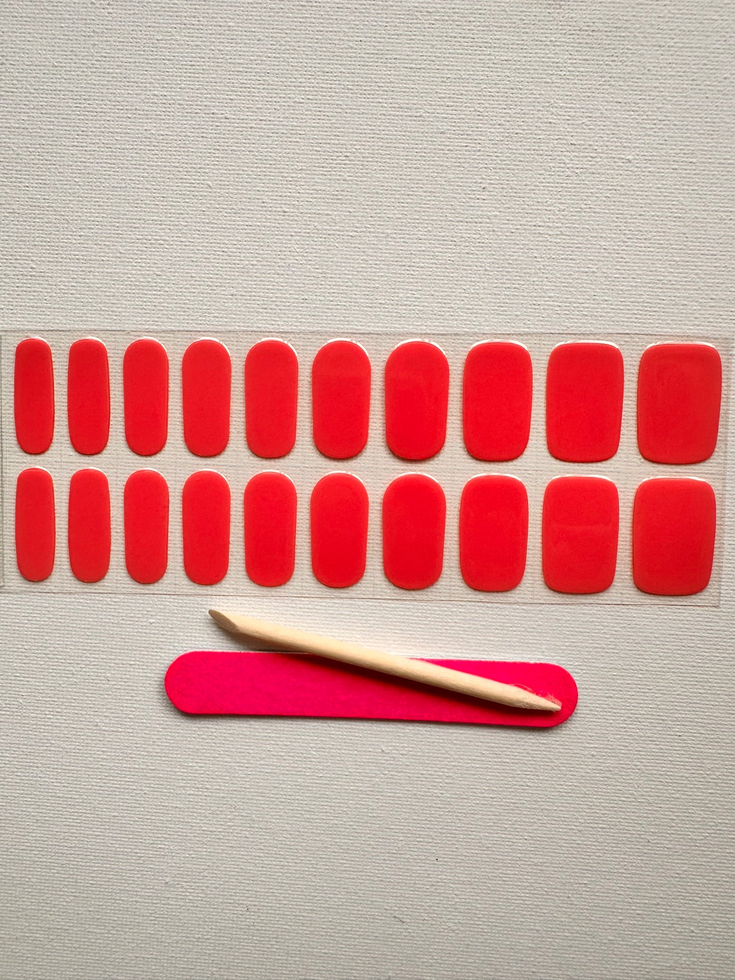 CORAL Long-Lasting Gel Nail Sticker Kit - Vegan, Cruelty-Free, and Non-Toxic