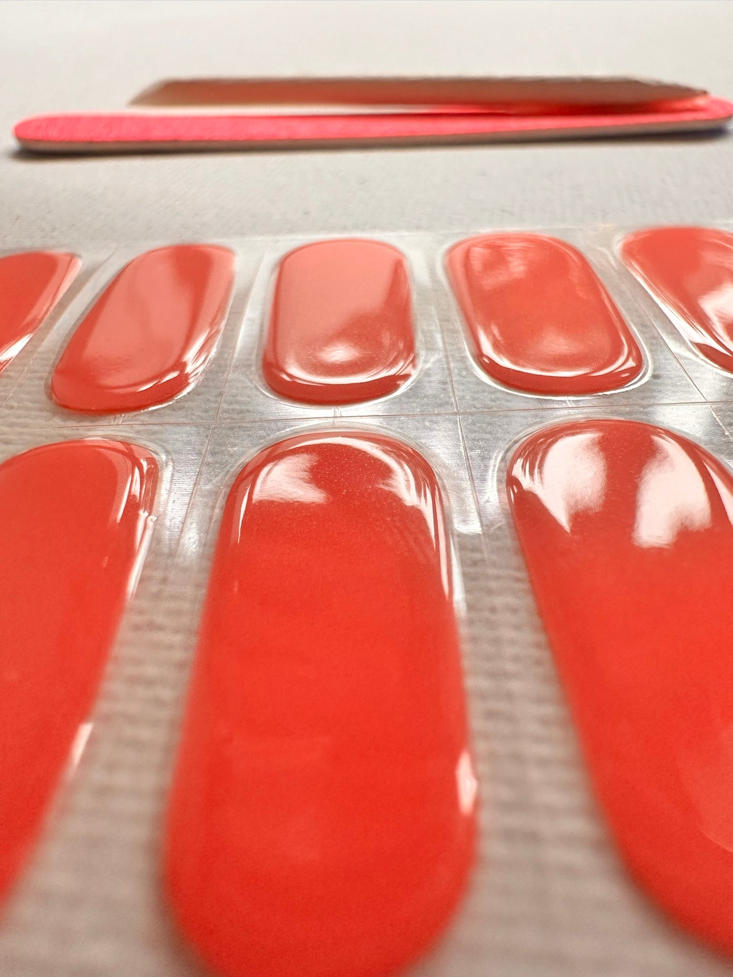 CORAL Long-Lasting Gel Nail Sticker Kit - Vegan, Cruelty-Free, and Non-Toxic