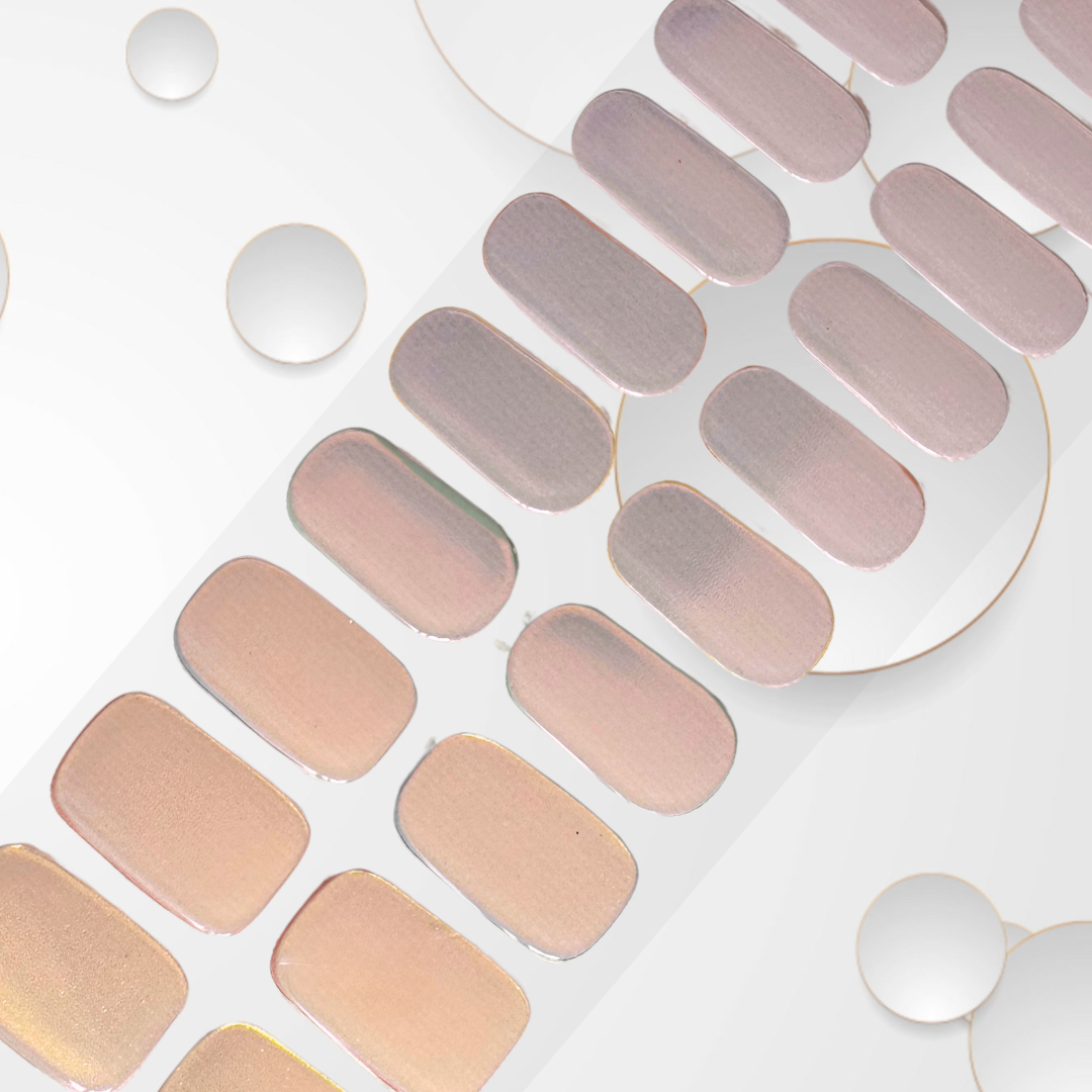 CHURCH BELLS PEARLESCENT Long-Lasting Gel Nail Sticker Kit - Vegan, Cruelty-Free, and Non-Toxic