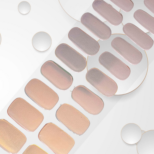 CHURCH BELLS  PEARLESCENT Long-Lasting Gel Nail Sticker Kit - Vegan, Cruelty-Free, and Non-Toxic