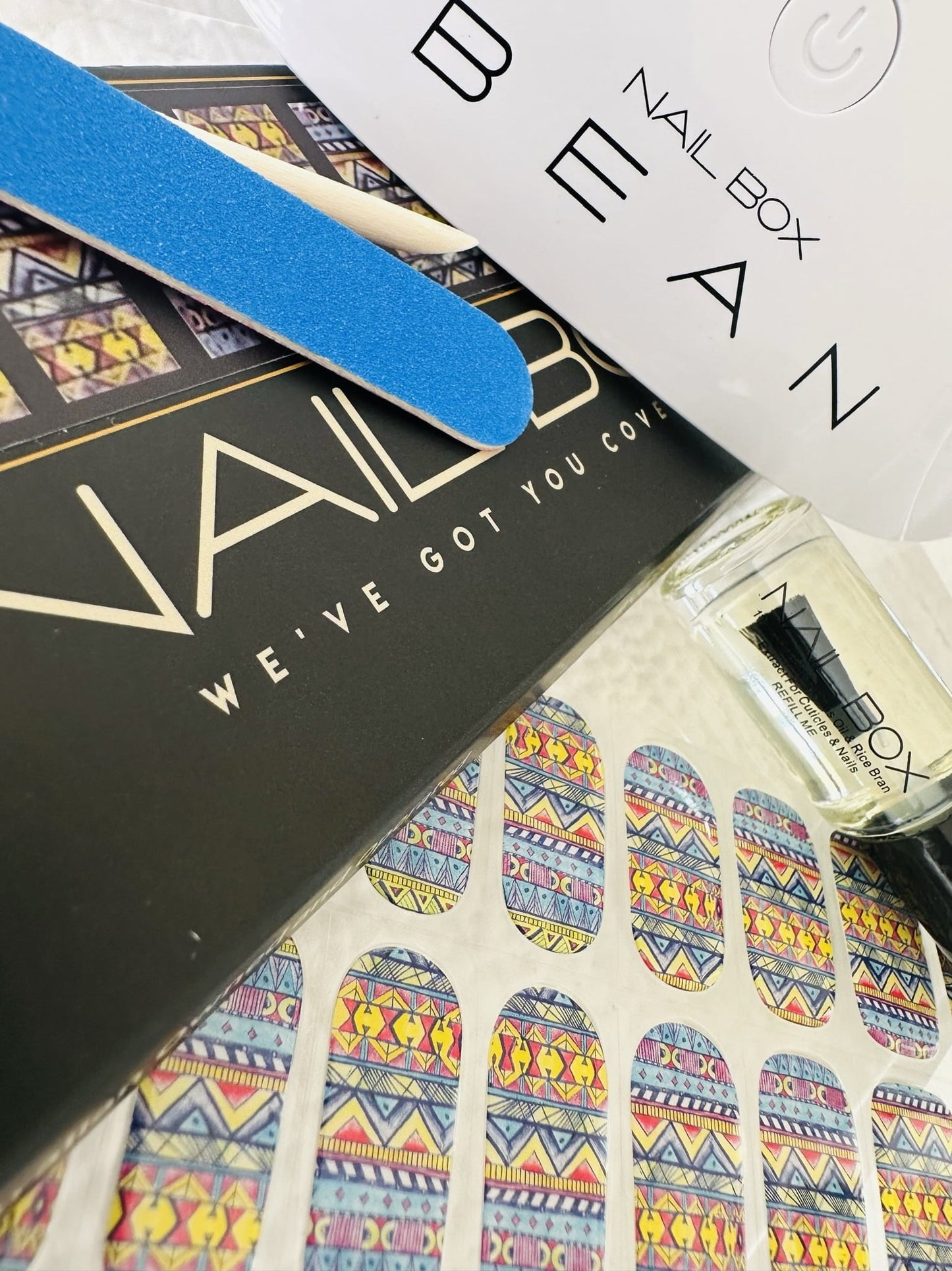 AZTEC Peel-Off Gel Nail Stickers - Easy Removal, LED Light, Vegan & Cruelty-Free