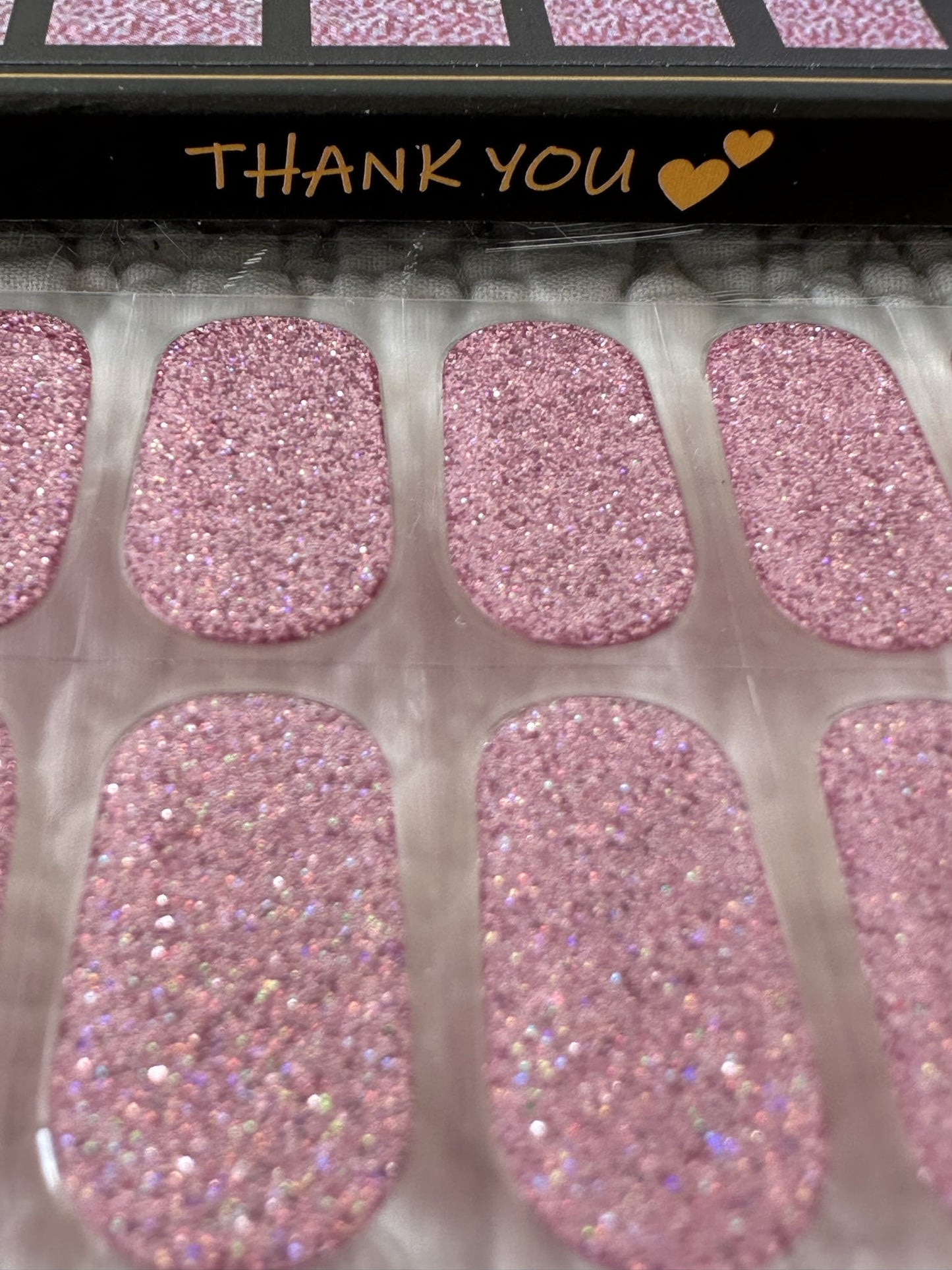 SUGAR BABE PINK 20pc Vegan Gel Nail Sticker - Eco-Friendly & Non-Toxic