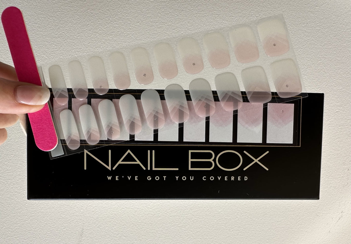 PINK SALT BAE 20pc Long-Lasting Gel Nail Sticker Kit - Vegan, Cruelty-Free, and Non-Toxic