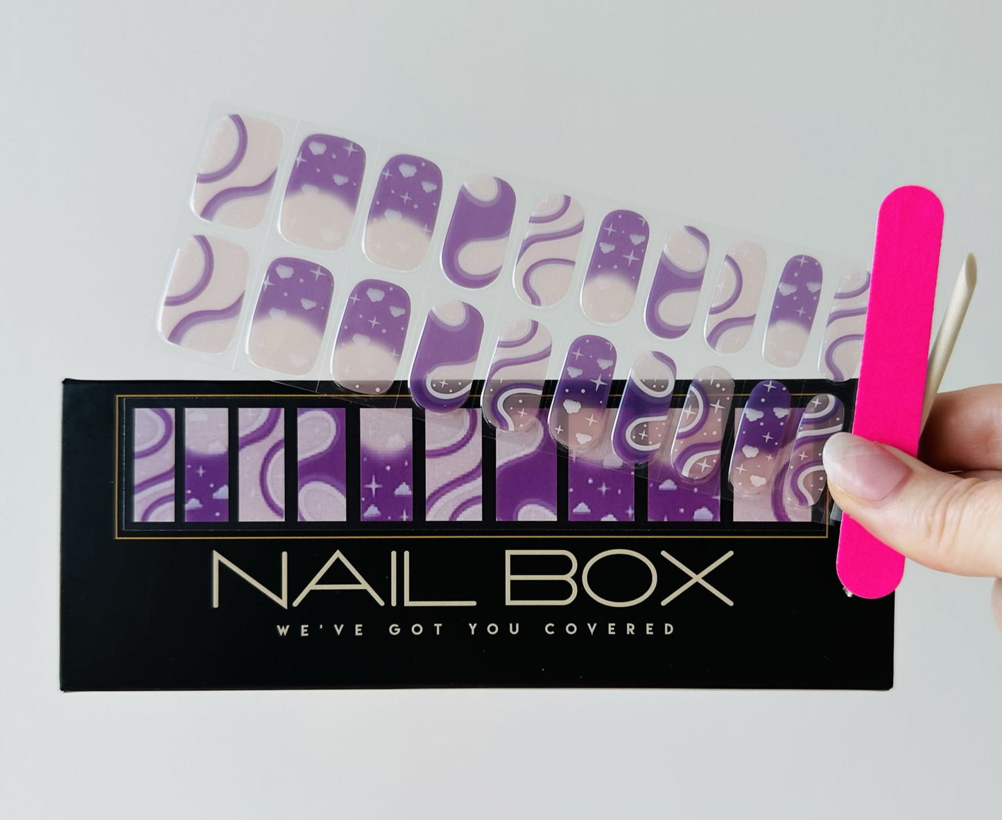 ALL ABOUT THE FLARES Long-Lasting Gel Nail Sticker Kit - Vegan, Cruelty-Free, and Non-Toxic