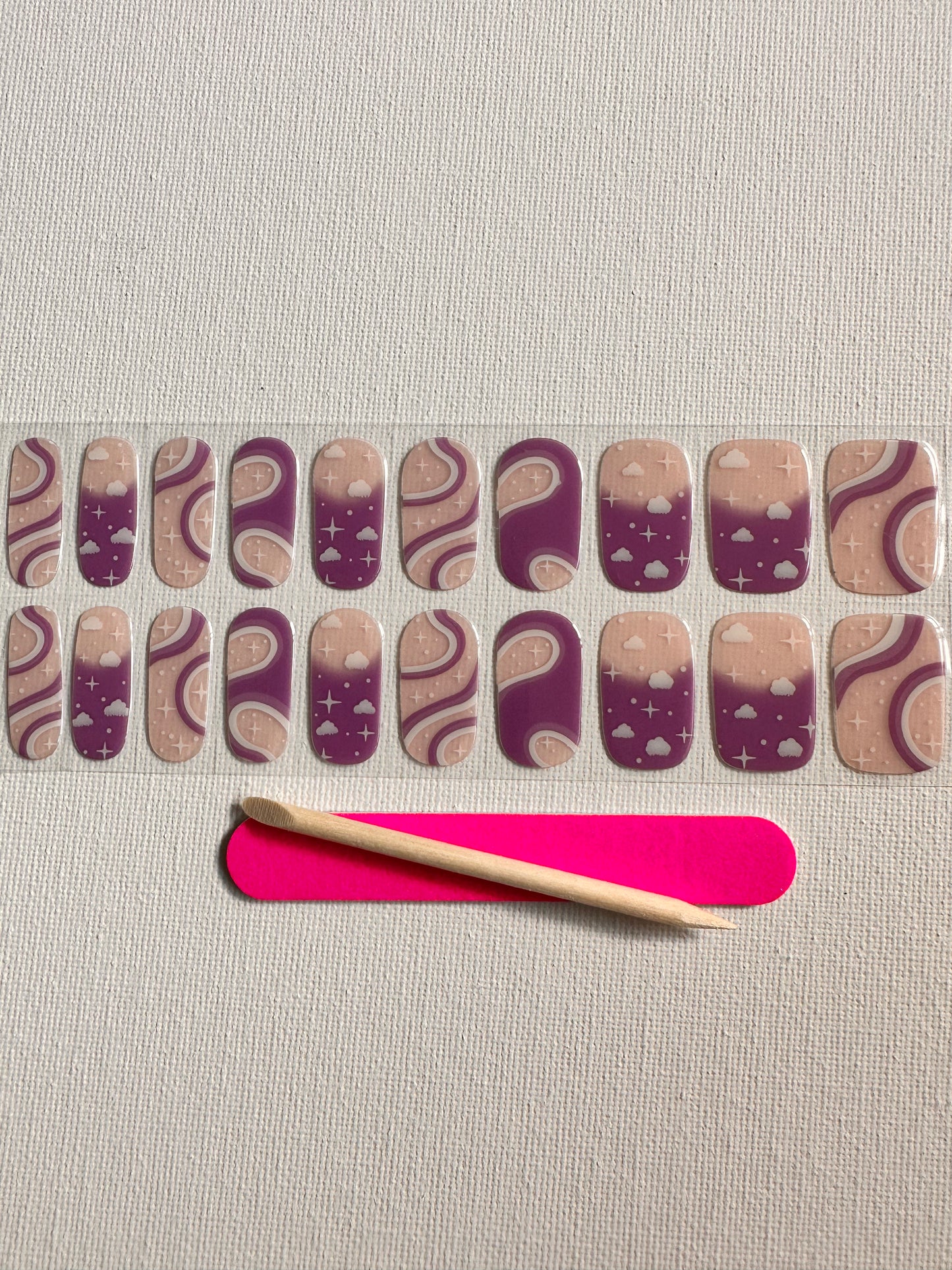 ALL ABOUT THE FLARES Long-Lasting Gel Nail Sticker Kit - Vegan, Cruelty-Free, and Non-Toxic