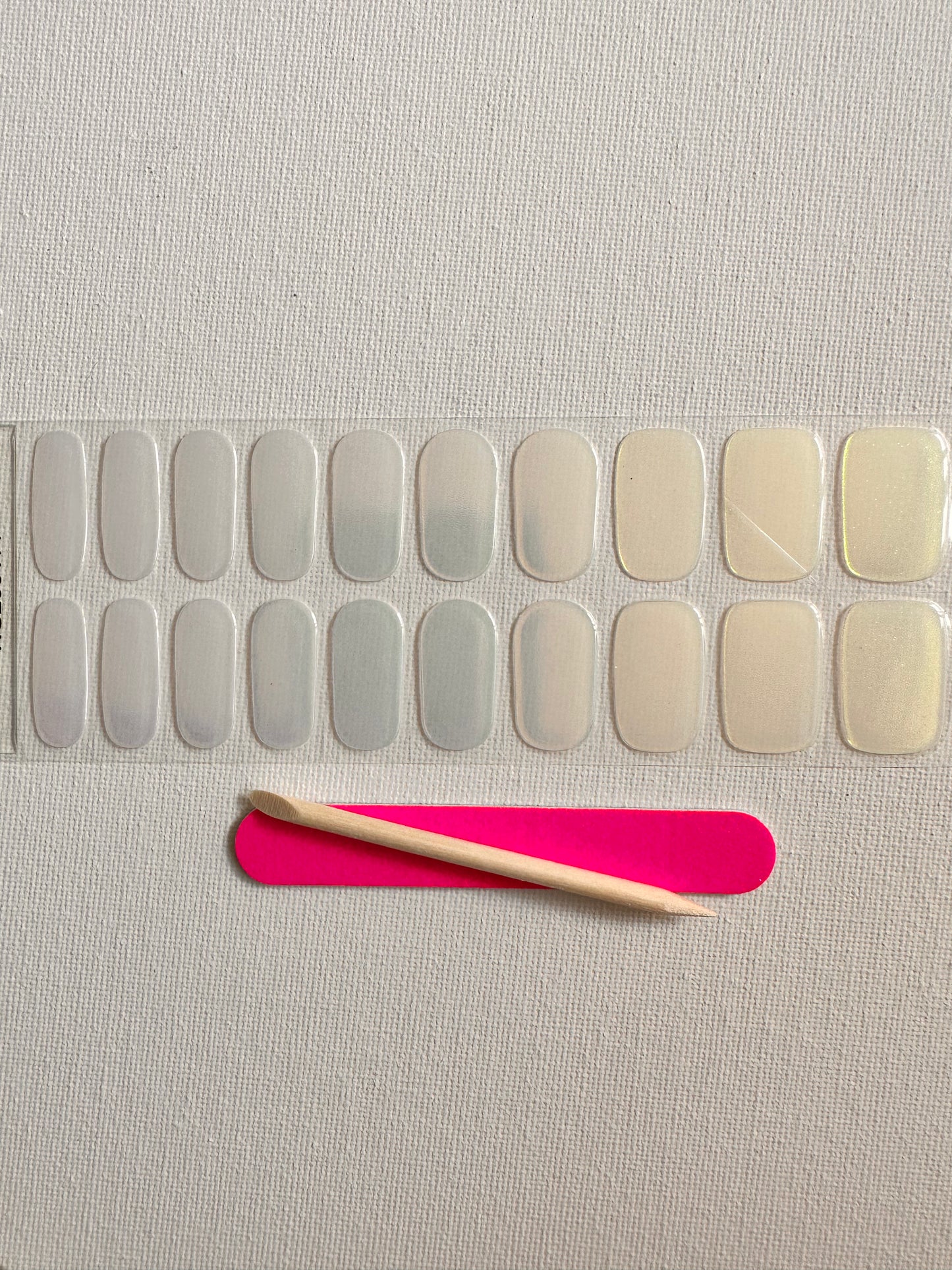 CHURCH BELLS PEARLESCENT Long-Lasting Gel Nail Sticker Kit - Vegan, Cruelty-Free, and Non-Toxic