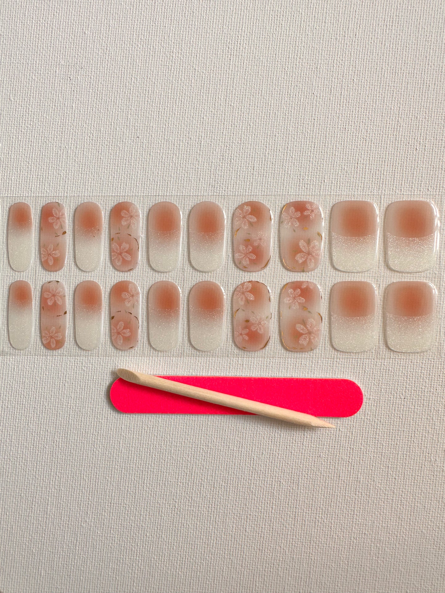DAYDREAM 20pc SEMI CURED GEL NAIL STICKER KIT