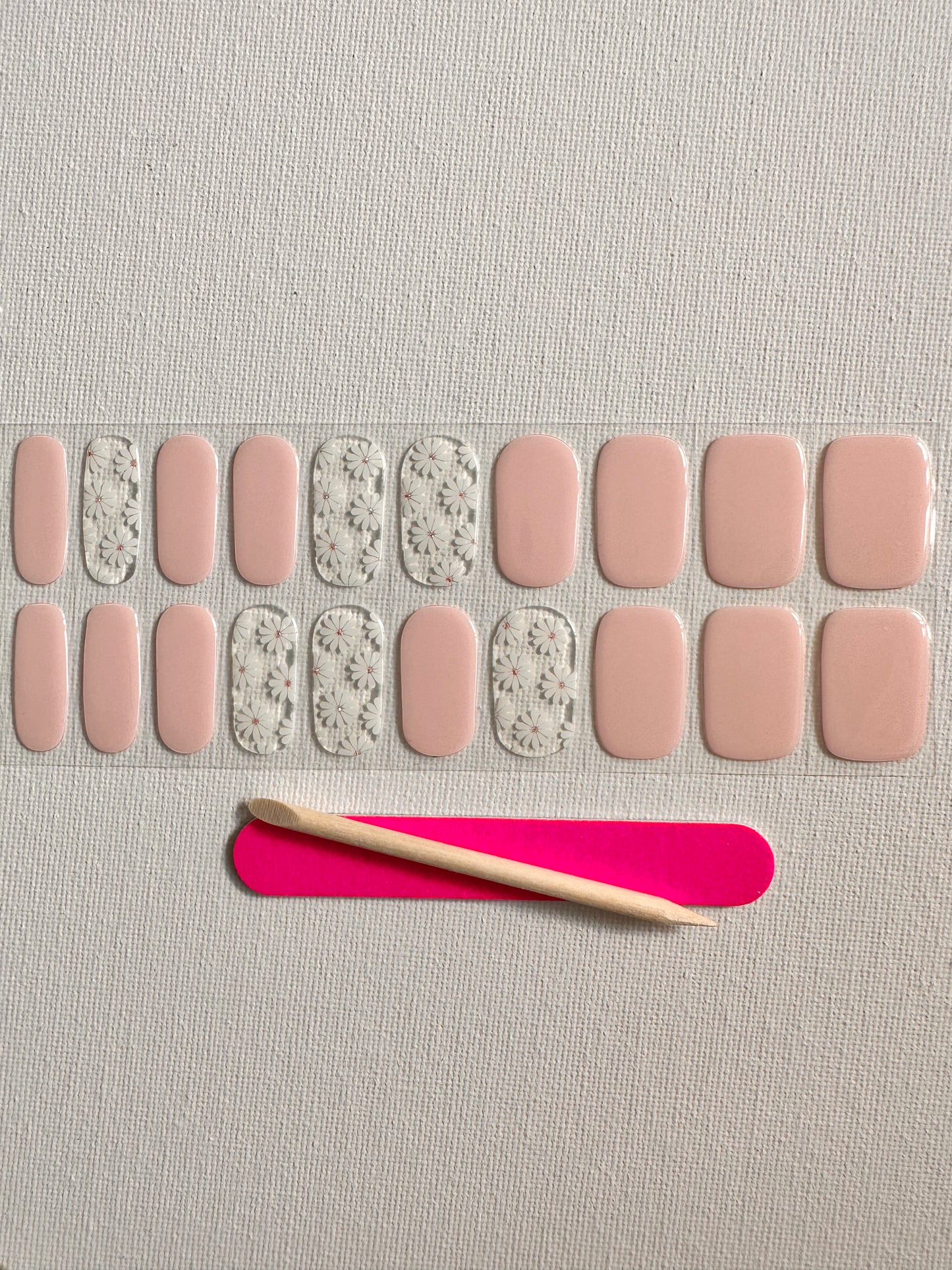 ALL MINE PINK 20pc Long-Lasting Gel Nail Sticker Kit - Vegan, Cruelty-Free, and Non-Toxic