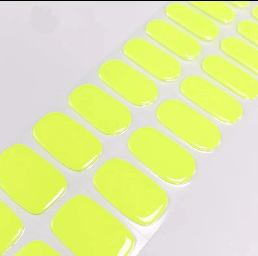 MOJITO 20pc Long-Lasting Gel Nail Sticker Kit - Vegan, Cruelty-Free, and Non-Toxic