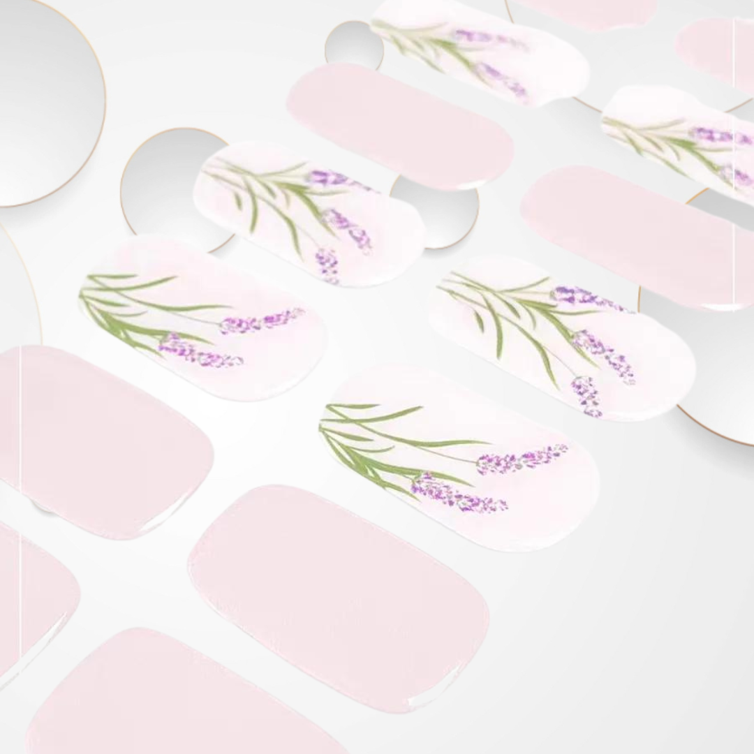 WISPER 20pc Long-Lasting Gel Nail Sticker Kit - Vegan, Cruelty-Free, and Non-Toxic