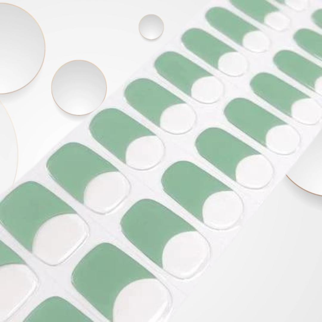 SKINNY DIP IVY green 20pc DIY Gel Manicure Kit - At-Home Salon Quality, No UV Light Needed