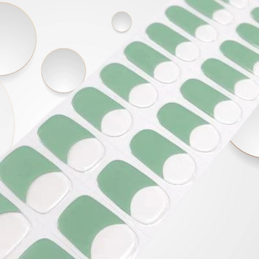 SKINNY DIP IVY green 20pc DIY Gel Manicure Kit - At-Home Salon Quality, No UV Light Needed