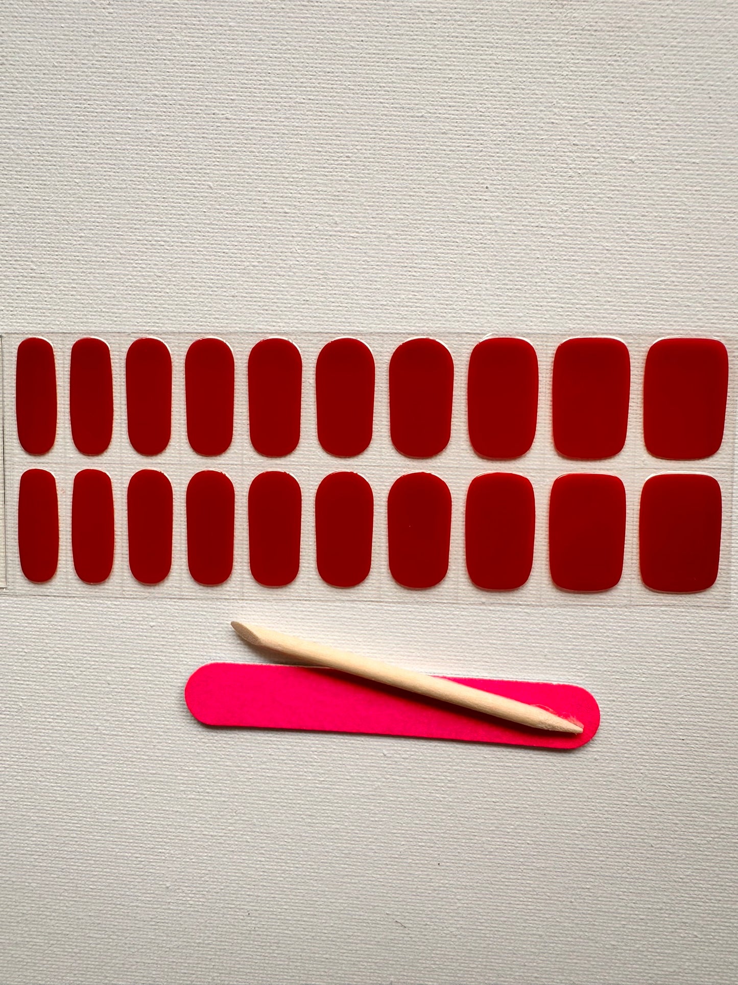 NYC 20pc Long-Lasting Gel Nail Sticker Kit - Vegan, Cruelty-Free, and Non-Toxic