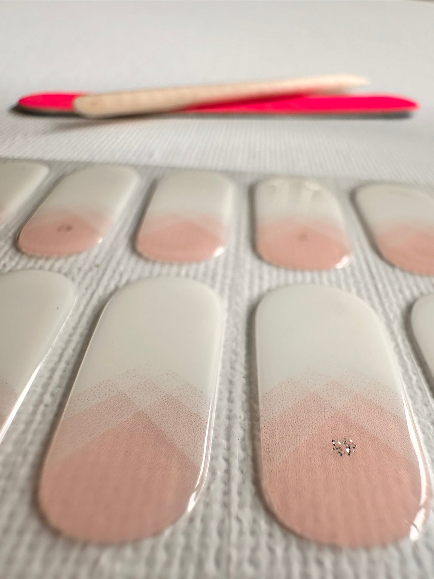 PINK SALT BAE 20pc Long-Lasting Gel Nail Sticker Kit - Vegan, Cruelty-Free, and Non-Toxic