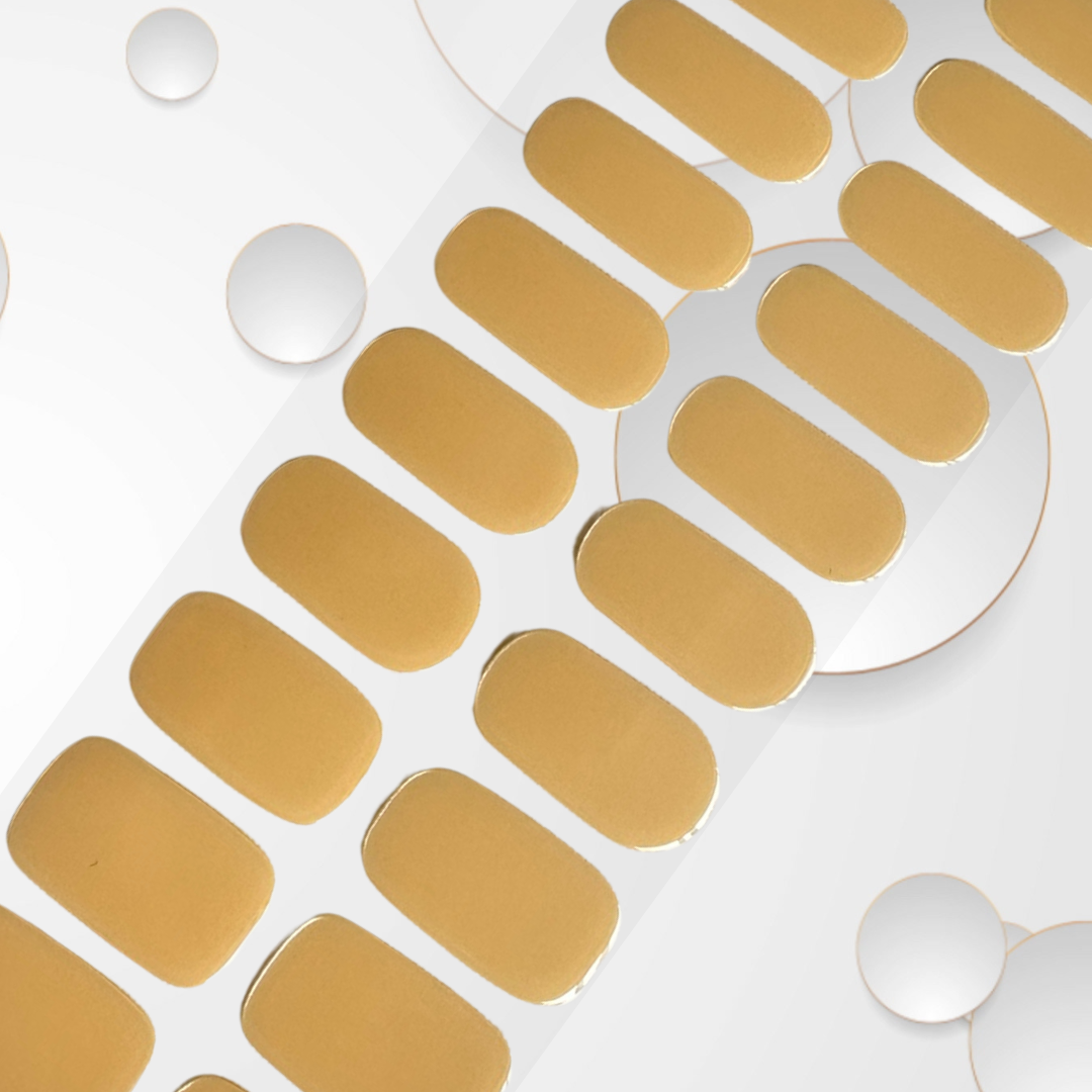 PARIS 20pc buttery cream hue Long-Lasting Gel Nail Sticker Kit - Vegan, Cruelty-Free, and Non-Toxic