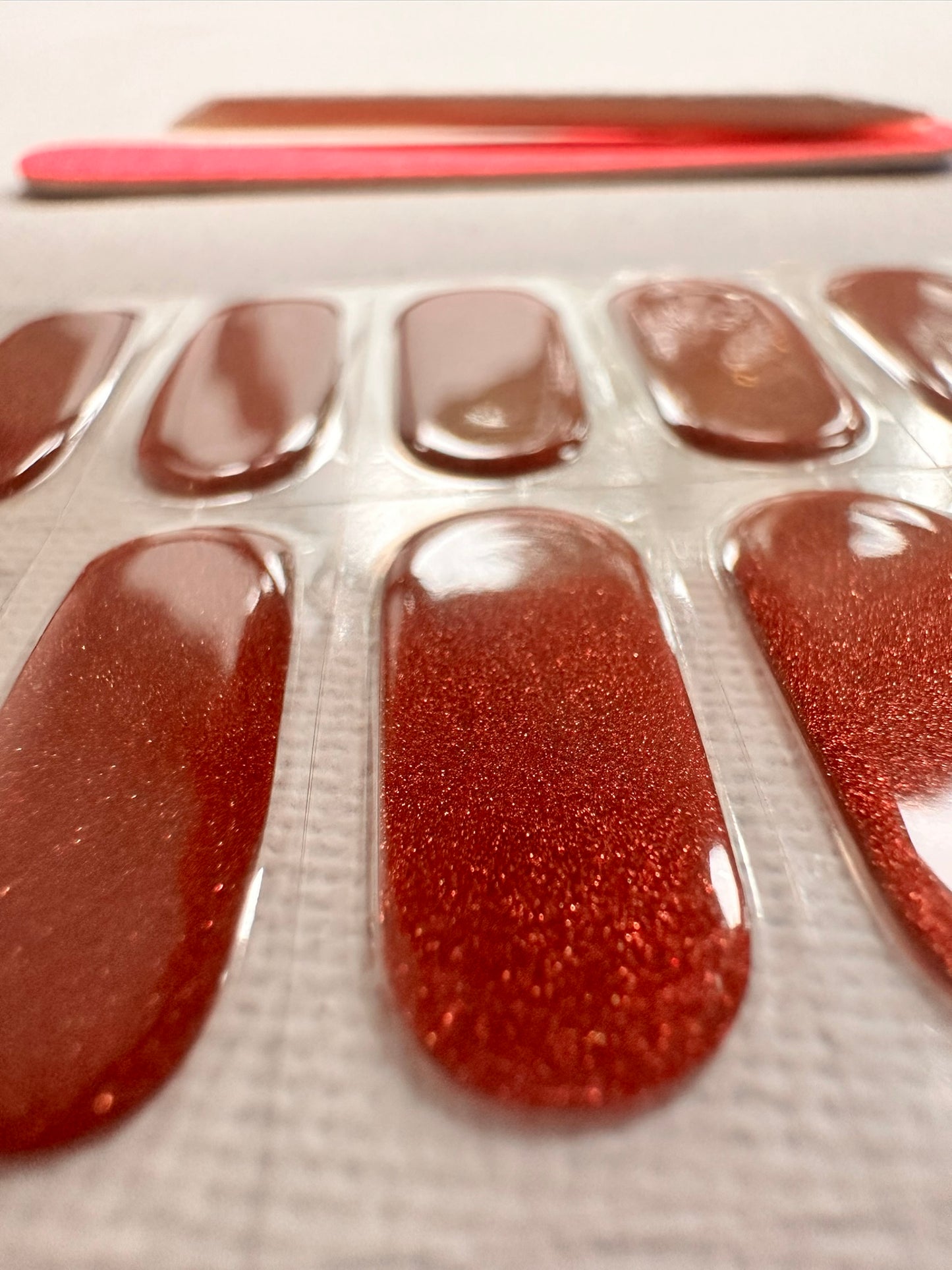 PIXY DUST ROSE 20pc Long-Lasting Gel Nail Sticker Kit - Vegan, Cruelty-Free, and Non-Toxic