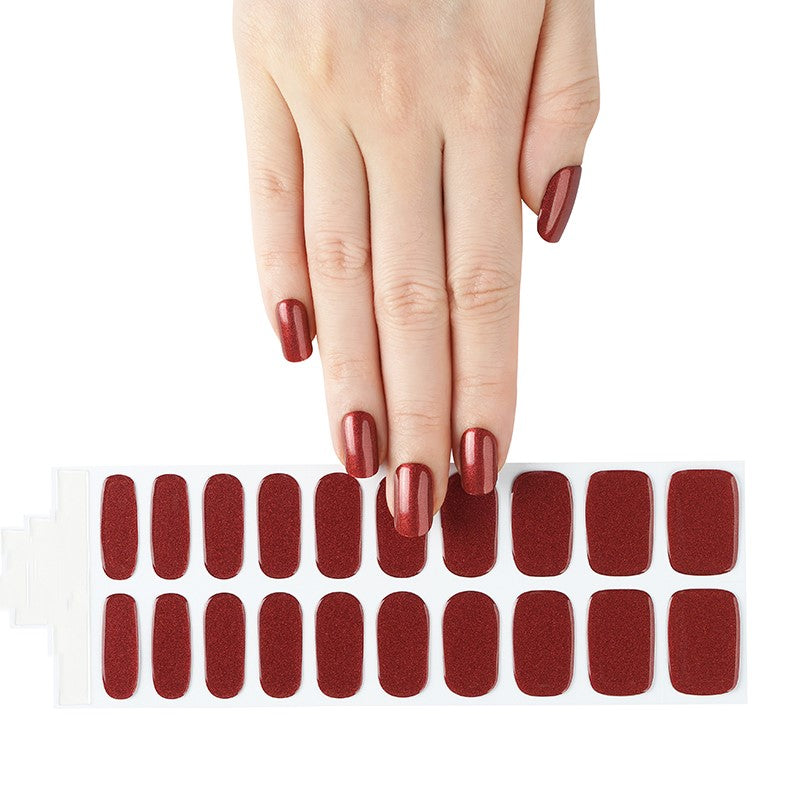 PIXY DUST ROSE 20pc Long-Lasting Gel Nail Sticker Kit - Vegan, Cruelty-Free, and Non-Toxic
