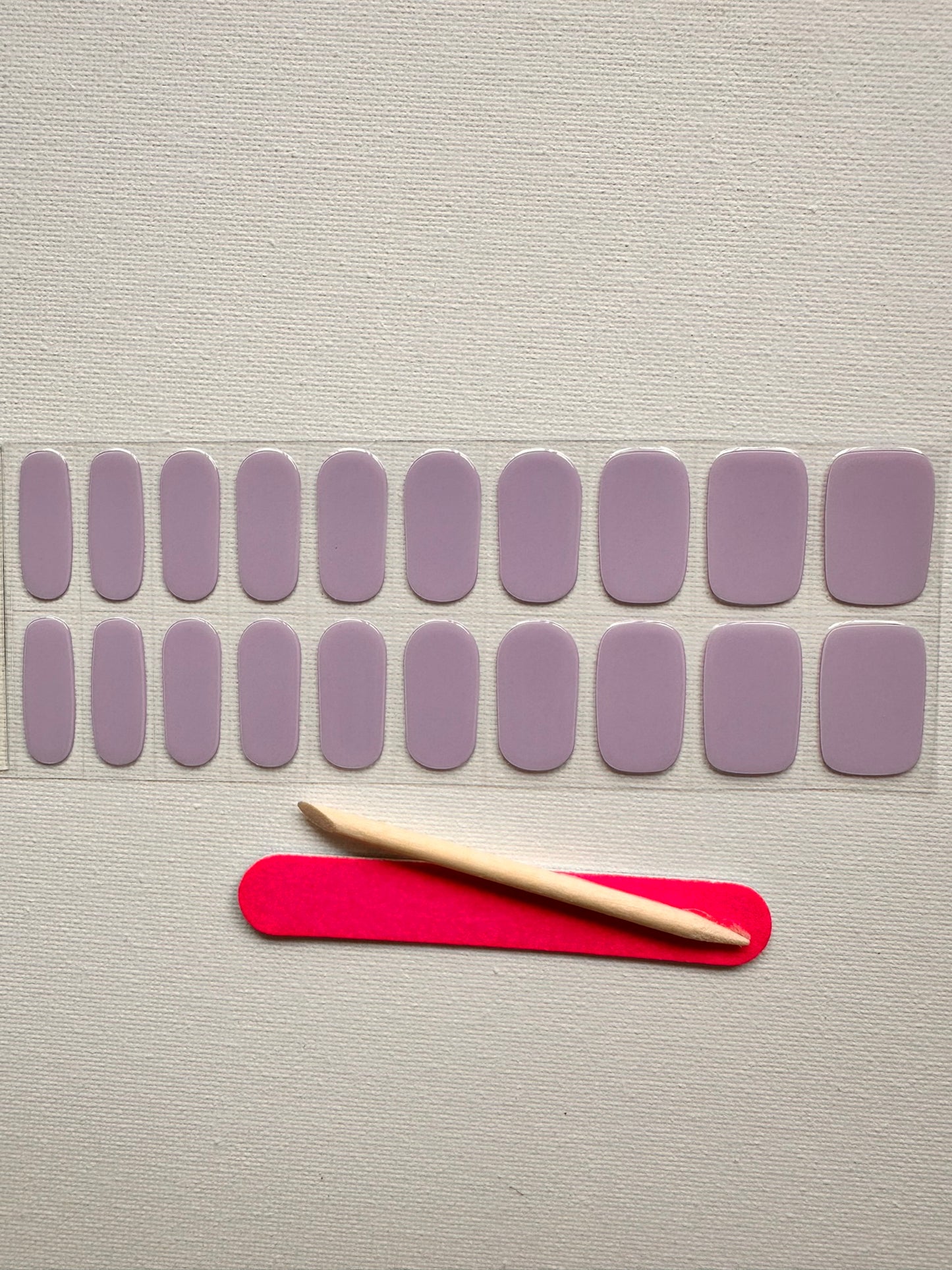 TOKYO 20pc Peel-Off Gel Nail Stickers - Easy Removal, LED Light, Vegan & Cruelty-Free