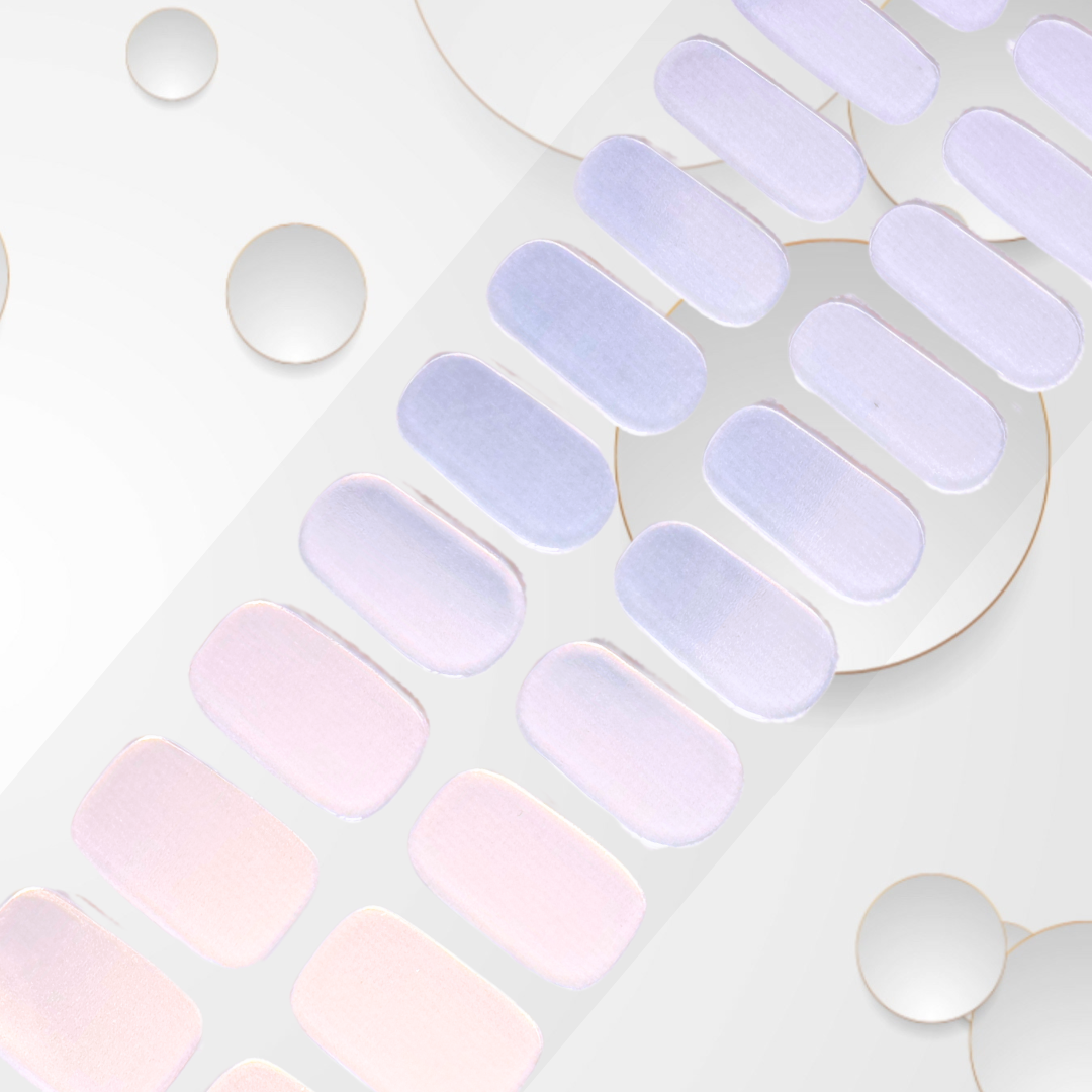 ELSA PEARLESCENT colour shifting 20pc DIY Gel Manicure Kit - At-Home Salon Quality, No UV Light Needed