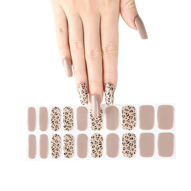 CHEETAH GIRL Long-Lasting Gel Nail Sticker Kit - Vegan, Cruelty-Free, and Non-Toxic