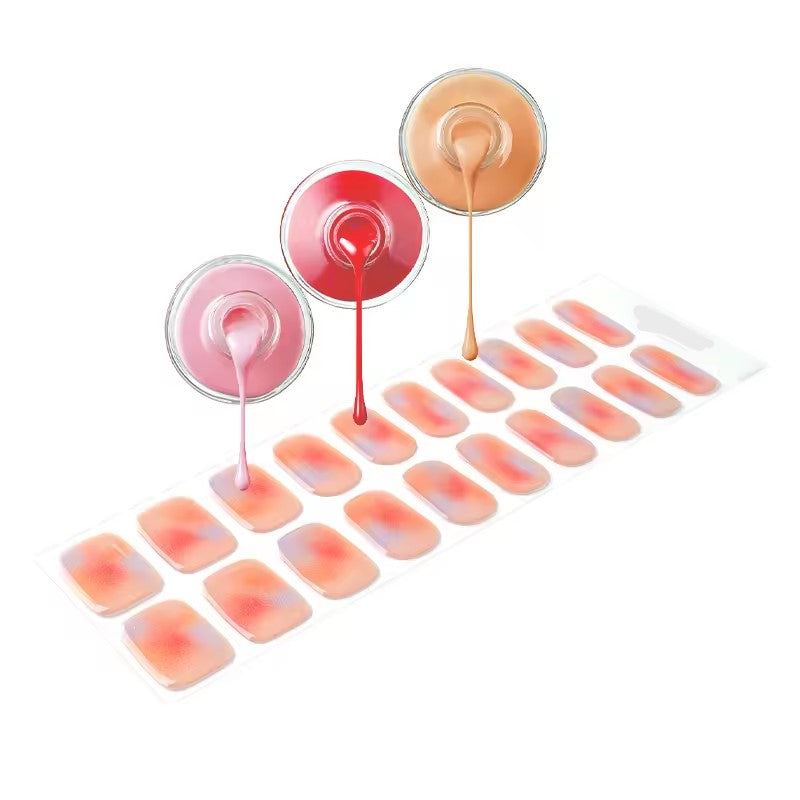 CANDY FLOSS Long-Lasting Gel Nail Sticker Kit - Vegan, Cruelty-Free, and Non-Toxic