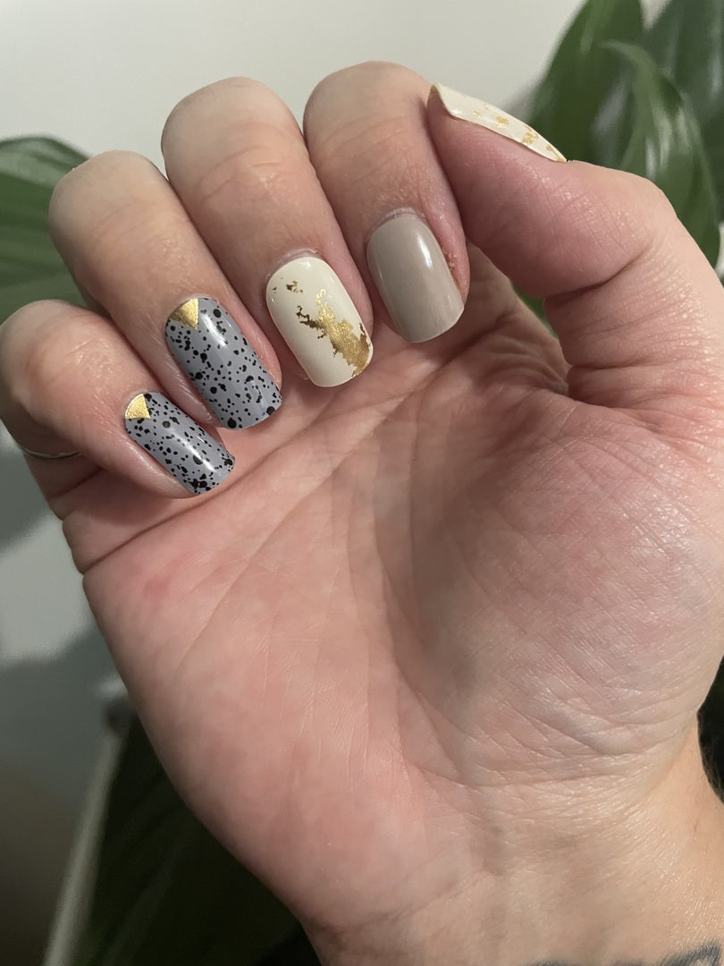 DUCK EGG 20pc Vegan Gel Nail Sticker - Eco-Friendly & Non-Toxic