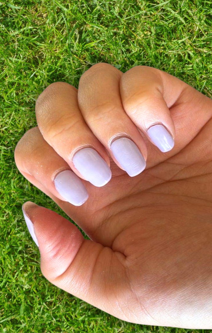 LOLA LAVENDER 20pc DIY Gel Sticker Manicure Kit - At-Home Salon Quality, No UV Light Needed