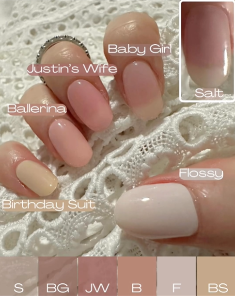 BABY GIRL Peel-Off Gel Nail Stickers - Easy Removal, LED Light, Vegan & Cruelty-Free