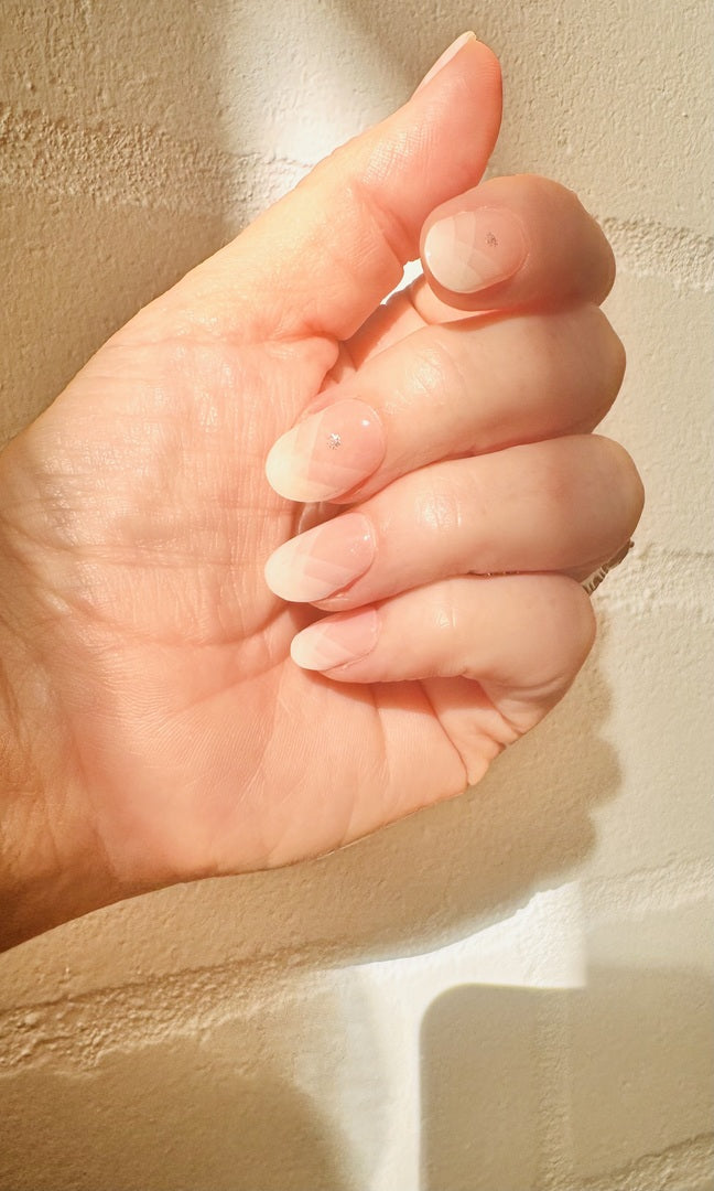 PINK SALT BAE 20pc Long-Lasting Gel Nail Sticker Kit - Vegan, Cruelty-Free, and Non-Toxic
