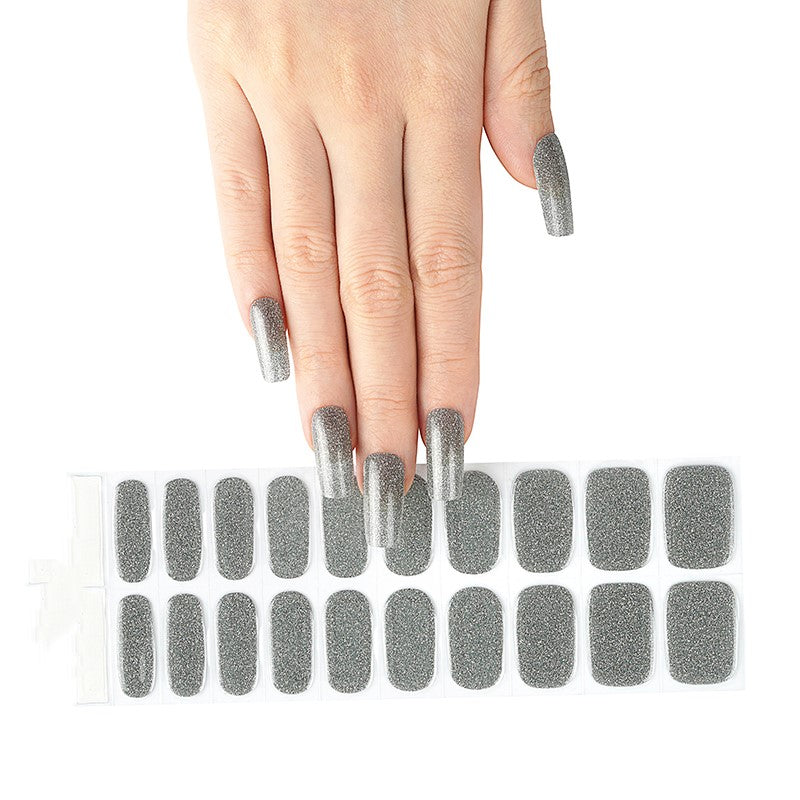 SUGAR BABE STERLING 20pc Vegan Gel Nail Sticker Collection - Eco-Friendly & Non-Toxic