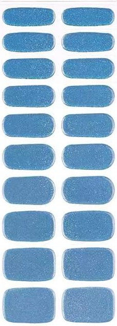 FIZZY BLUE DIY Gel Sticker Manicure Kit - At-Home Salon Quality, No UV Light Needed