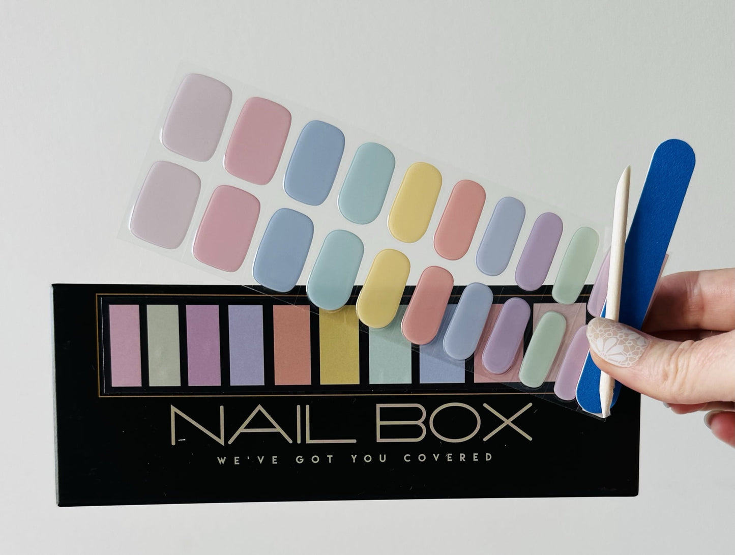 POSY PASTEL 20pc DIY Gel Manicure Kit - At-Home Salon Quality, No UV Light Needed