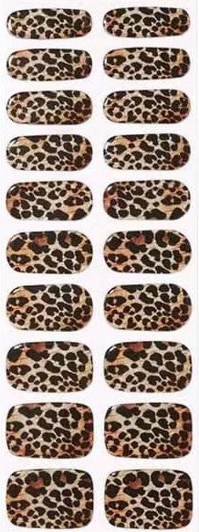 JUNGLE Peel-Off Gel Nail Stickers - Easy Removal, LED Light, Vegan & Cruelty-Free