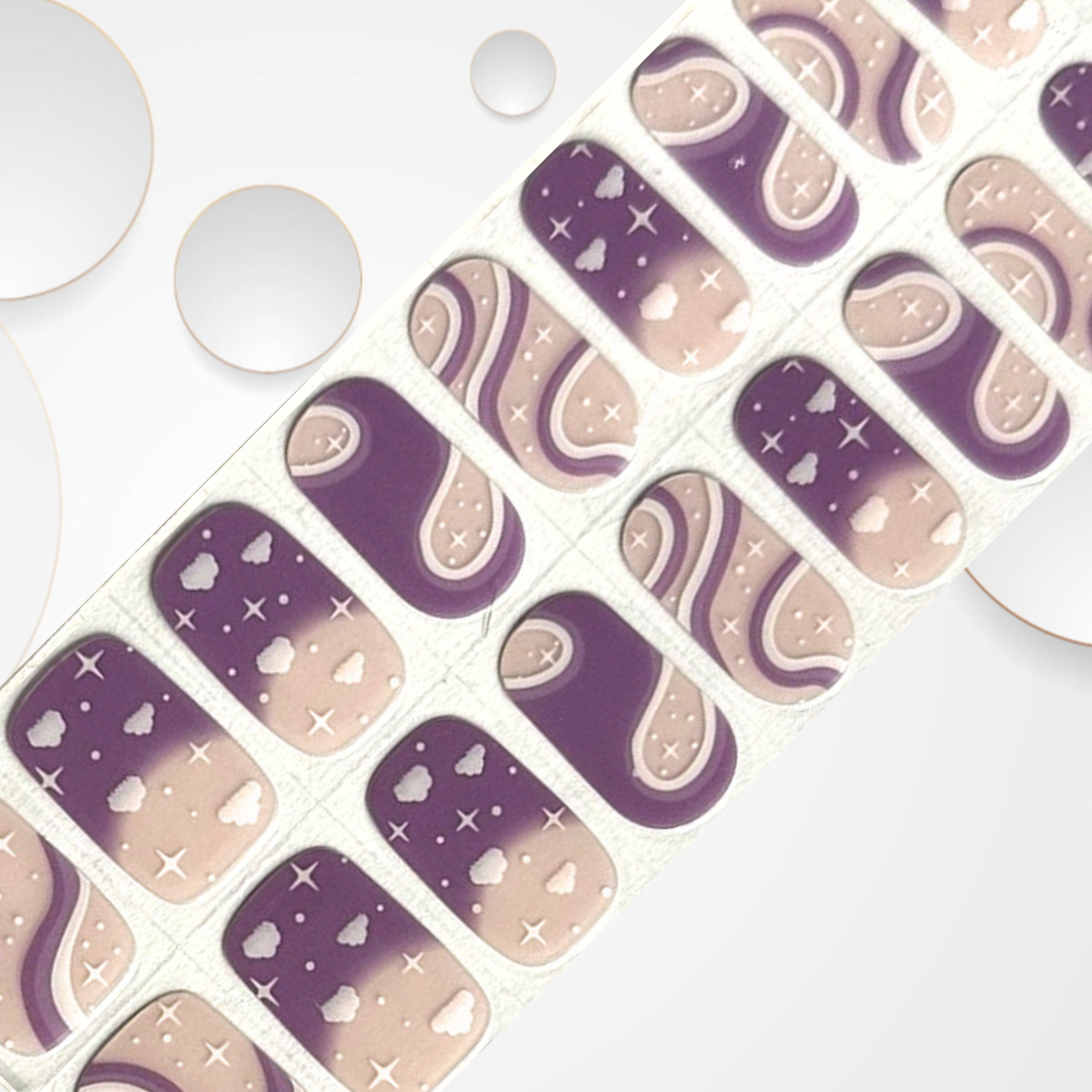 ALL ABOUT THE FLARES Long-Lasting Gel Nail Sticker Kit - Vegan, Cruelty-Free, and Non-Toxic
