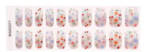 WILD FLOWERS 20pc Long Lasting Gel Nail Sticker Kit - Vegan, Cruelty-Free, and Non-Toxic