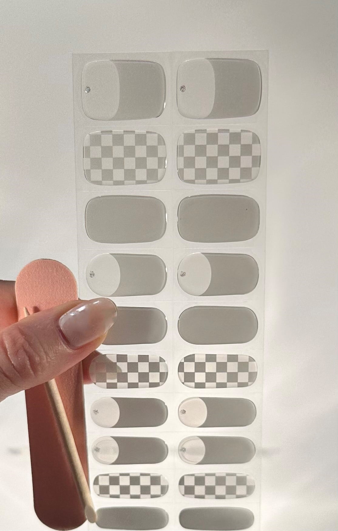 CHECK YOURSELF Long-Lasting Gel Nail Sticker Kit - Vegan, Cruelty-Free, and Non-Toxic