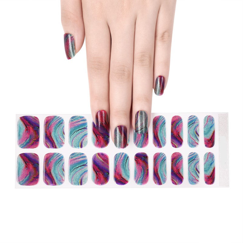 DUNES Peel-Off Gel Nail Stickers - Easy Removal, LED Light, Vegan & Cruelty-Free