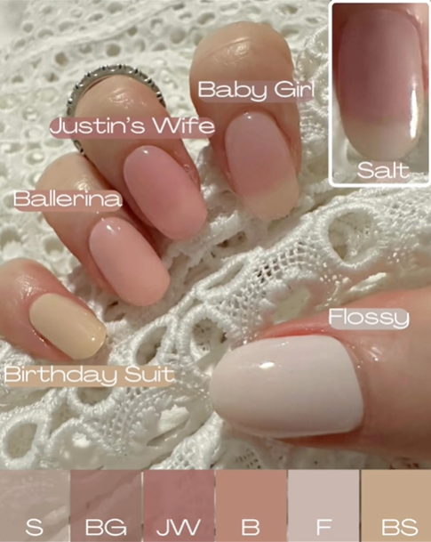 JUSTIN'S WIFE Vegan Gel Nail Sticker Collection - Eco-Friendly & Non-Toxic